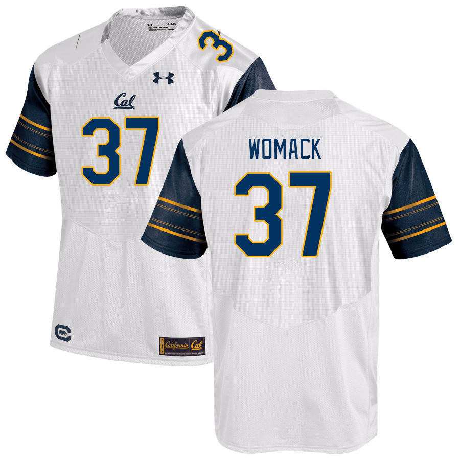 Men #37 Julian Womack California Golden Bears College Football Jerseys Stitched Sale-White - Click Image to Close